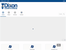 Tablet Screenshot of dixoncb.com